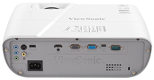 ViewSonic 3200 Lumens Full HD 1080p Shorter Throw Home Theater Projector with 3D DLP and HDMI, Stream Netflix with Dongle (PJD7828HDL)