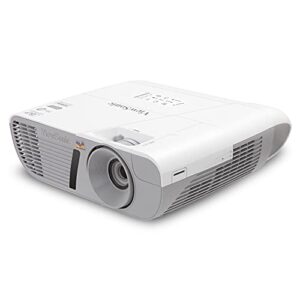 ViewSonic 3200 Lumens Full HD 1080p Shorter Throw Home Theater Projector with 3D DLP and HDMI, Stream Netflix with Dongle (PJD7828HDL)