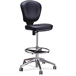 safco products metro extended height chair 3442bv, ergonomic, pneumatic height adjustable, heavily padded