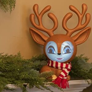 ANIMAT3D Fawny Talking Animated Reindeer with Built in Projector & Speaker Plug'n Play