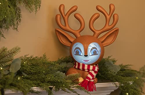 ANIMAT3D Fawny Talking Animated Reindeer with Built in Projector & Speaker Plug'n Play