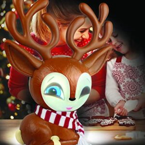 ANIMAT3D Fawny Talking Animated Reindeer with Built in Projector & Speaker Plug'n Play