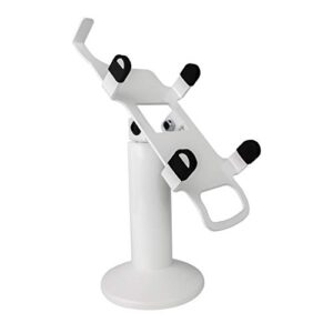 discount credit card supply dccstands swivel and tilt pax a920 / a920 pro terminal stand, screw-in and adhesive (white)