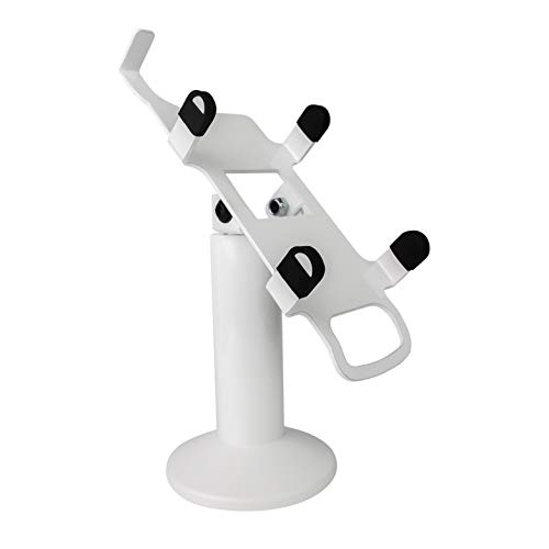 Discount Credit Card Supply DCCStands Swivel and Tilt Pax A920 / A920 Pro Terminal Stand, Screw-in and Adhesive (White)