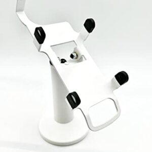 Discount Credit Card Supply DCCStands Swivel and Tilt Pax A920 / A920 Pro Terminal Stand, Screw-in and Adhesive (White)