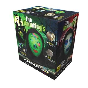 animat3d mindscope the hauntley’s talking animated haunted head with built in projector & speaker plug’n play