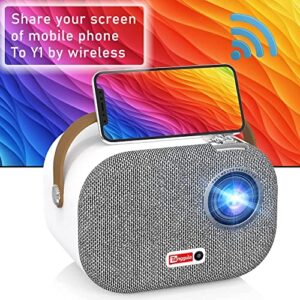 Tanggula Y1 Portable LED Projector | TV Box 2 in 1 | Real 1080P Full HD | Android 9.0 | 2GB+32GB Dual Band WiFi 2.4Ghz/5Ghz