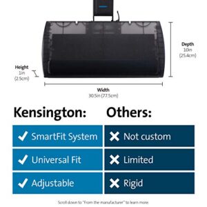 Kensington 60718 Adjustable Keyboard Platform with SmartFit System, 21-1/4w x 10d, Black