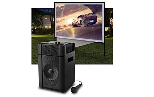 Ion Projector Plus Bluetooth 30-150" Battery Indoor-Outdoor-Karaoke-Speaker HDMI