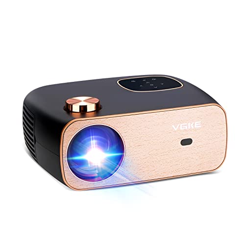 VGKE Smart Projector T82 9000L/340 ANSI Ultra High Definition 1080P, LCD WiFi Projector, 4D Keystone Correction, iOS/Android