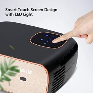 VGKE Smart Projector T82 9000L/340 ANSI Ultra High Definition 1080P, LCD WiFi Projector, 4D Keystone Correction, iOS/Android