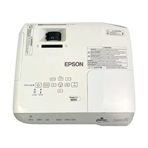 Epson V11H682020 LCD Projector, PowerLite 965H,White