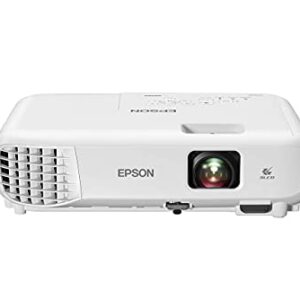 Epson VS260 3-Chip 3LCD XGA Projector, 3,300 Lumens Color Brightness, 3,300 Lumens White Brightness, HDMI, Built-in Speaker, 15,000:1 Contrast Ratio, Small (Renewed)