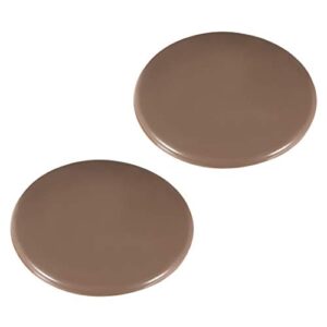 uxcell 80mm wall protectors self adhesive door handle bumper guard stopper silicone stop brown 2pcs