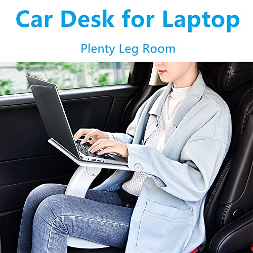 GALEFORM Laptop Stand for Car Bed Couch Sofa Floor Desk Portable Car Tray Table Lap Desk for Laptop Book Kids Adults Writing Reading Eating Ergonomic Adjustable Holder Foldable Computer Mount Riser