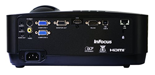InFocus IN128HDx 1080p DLP Professional Network Projector, HDMI, 4000 Lumens, 15000:1 Contrast Ratio