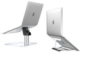 laptop stand for desk,2 in 1,multi-angle stand with unique structure design,more stability, adjustable notebook stand for laptop up to 17 inches,compatible for macbook pro/air, surface laptop, etc.