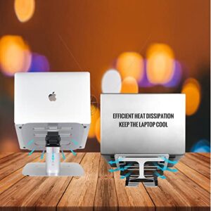 Laptop Stand for Desk,2 in 1,Multi-Angle Stand with Unique Structure Design,More Stability, Adjustable Notebook Stand for Laptop up to 17 inches,Compatible for MacBook Pro/Air, Surface Laptop, etc.