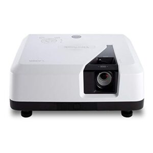 viewsonic 1080p laser projector with 3500 lumens 3d dual hdmi and low input lag for home theater and gaming (ls700hd)