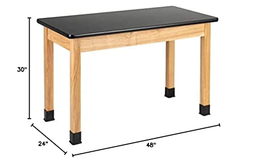 Learniture Science Lab Table w/High-Pressure Laminate Top (24" W x 48" L)