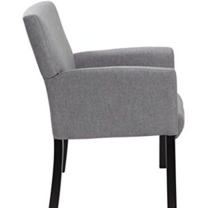 Boss Office Products Contemporary Guest Chair in Grey