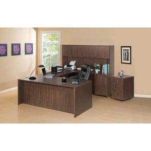 Lorell Essentials Conference Table, Walnut Laminate