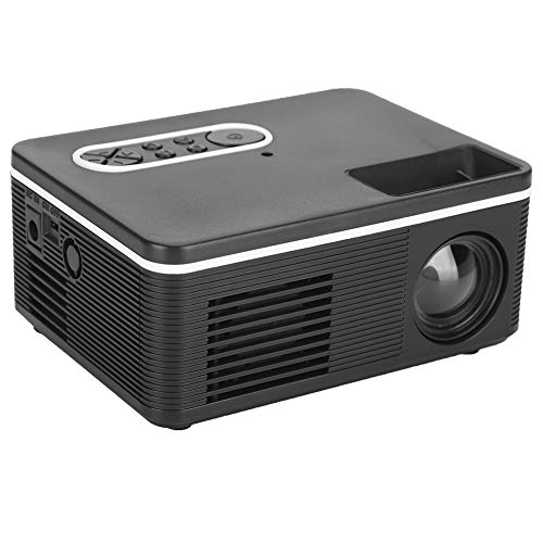 1080p Full HD Projector, Mini Domestic Projector LED Portable Minitype Support for Computer,Laptop,USB,HDMI,VGA-Home,Office,Outdoor Entertainment(US)