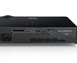 Dell M900HD DLP Projector 720p HDTV 16:10 1280x800 WXGA 700:1 900 lm HDMI/USB Speaker