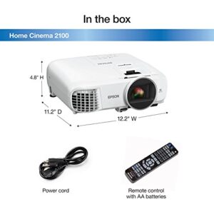 Epson Home Cinema 2100 1080p 3LCD projector