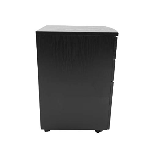 Techni Mobili Rolling Storage and File Cabinet, Espresso