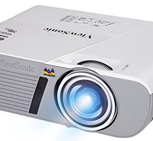 ViewSonic PJD5553LWS 3200 Lumens WXGA HDMI Short Throw Projector, One Size, White