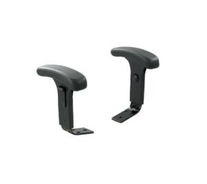 safco products 3496bl t-pad arm set for use with uber big and tall chairs (sold separately), black
