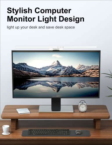 Kaulsoue Monitor Light Bar, Ultra-Wide 19.69" Screen Light Bar with Touch Control, Eye Care Monitor Lamp with 3 Color Modes, No Glare, USB Powered LED Desk Lamp for Office/Home/Study Room