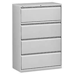 lorell fortress lateral file, light gray