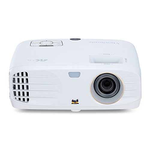 ViewSonic True 4K Projector with 3500 Lumens HDR Support and Dual HDMI for Home Theater Day and Night, Stream Netflix with Dongle (PX747-4K)