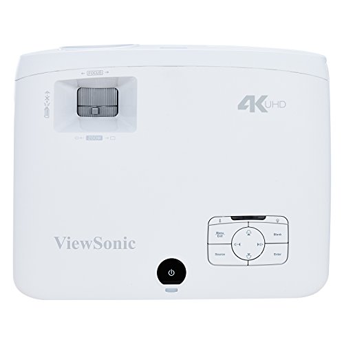 ViewSonic True 4K Projector with 3500 Lumens HDR Support and Dual HDMI for Home Theater Day and Night, Stream Netflix with Dongle (PX747-4K)