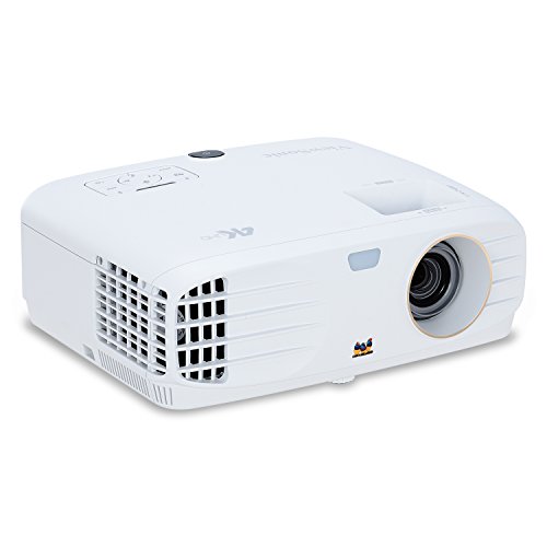 ViewSonic True 4K Projector with 3500 Lumens HDR Support and Dual HDMI for Home Theater Day and Night, Stream Netflix with Dongle (PX747-4K)