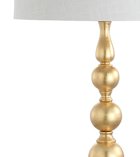 JONATHAN Y JYL5048A Adriana 62.5" Metal LED Floor Lamp, Contemporary, Modern, Transitional, Office, Living Room, Family Room, Dining Room, Bedroom, Guest Room, Hallway, Foyer, Gold