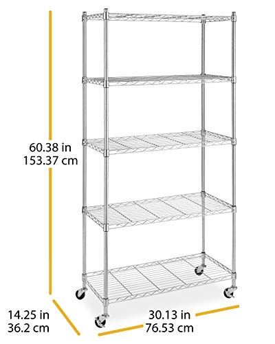 Whitmor 6056-3528 Cart, Chrome