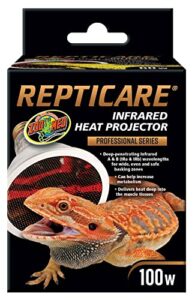 zoo med repticare – infrared heat projector – 100 w