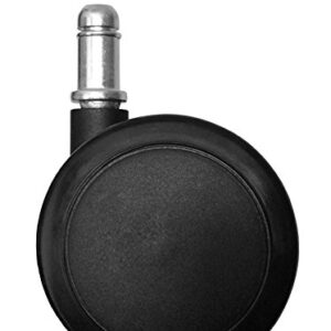 chairpartsonline Soft Caster Wheel for Hardwood Floors - 5 Casters Aeron Compatible