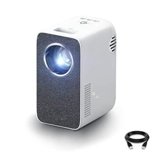 flzen 1080p native portable wifi projector, 4500 lumens wireless home theater projector with screen mirroring & casting, upright design & bluetooth speaker mode