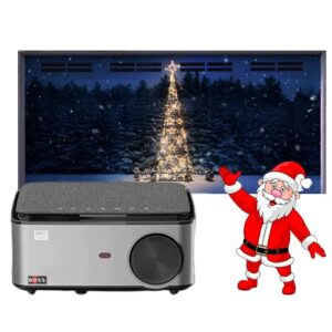 boss s21a | android 9 | 3840 x 2160 ultra hd 6500 lumen display | contrast ratio 15000:1 | 4d digital keystone & zoom, wifi & bluetooth | home/office/educational institute purpose projector