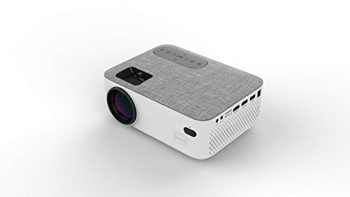 RCA RPJ143-WHITE 480p Home Theater Projector Supports 1080p w/HDMI & Bluetooth 5.0