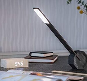 Gingko Octagon One Rechargeable Modern LED Desk Lamp Touch Sensitive Black