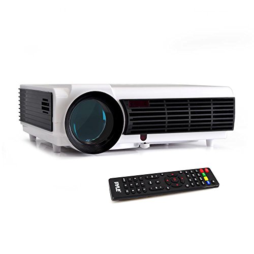 Pyle Video Projector 1080P Full HD Professional Cinema Home Theater Projection, Digital Multimedia File, Keystone Adjust Picture Presentation & Supports USB & HDMI for TV, Computer & Laptop-(PRJD903)