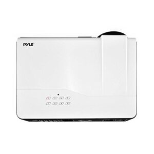 Pyle Video Projector 1080P Full HD Professional Cinema Home Theater Projection, Digital Multimedia File, Keystone Adjust Picture Presentation & Supports USB & HDMI for TV, Computer & Laptop-(PRJD903)