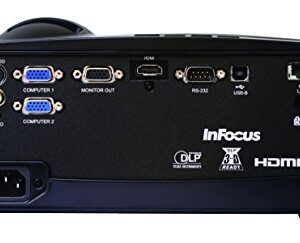 InFocus IN126STx WXGA DLP Short Throw Network Projector, 3700 Lumens, 14000:1 Contrast Ratio