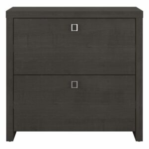 Bush Business Furniture Echo 2 Drawer Lateral File Cabinet, Charcoal Maple