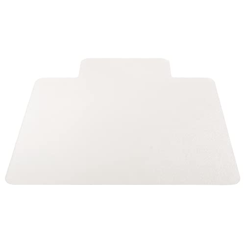 Realspace® Hard Chair Mat For Hard Surfaces, 45"W x 53"D, Wide Lip, Clear